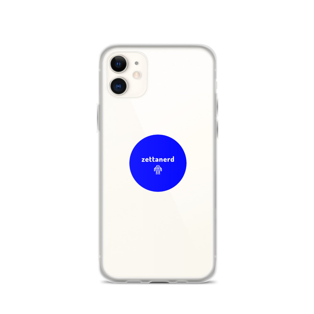 Zettanerd Blue Kablamo iPhone Case