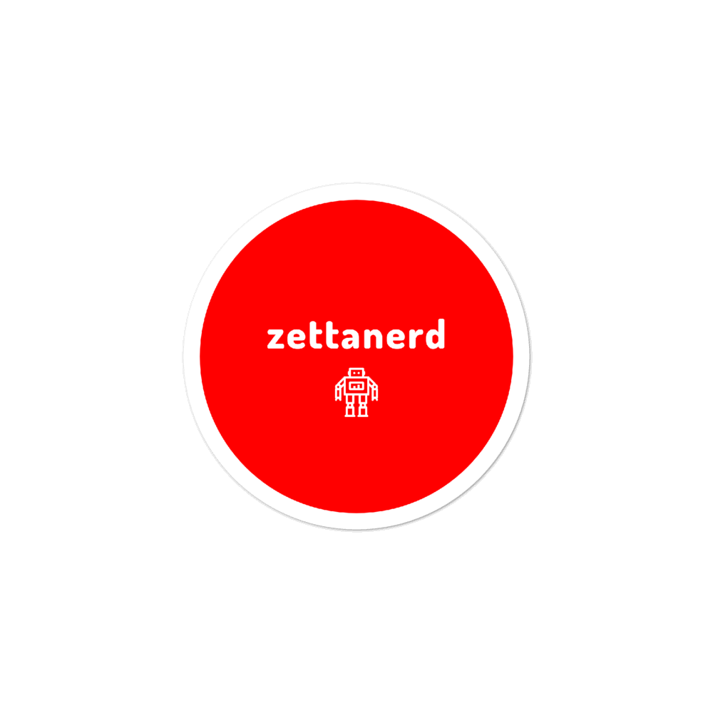 Zettanerd Red Kablamo sticker