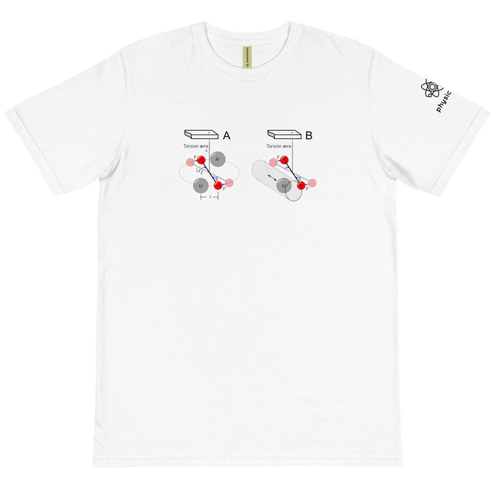 Cavendish and Kreuger Torsion Balance diagrams t-shirt